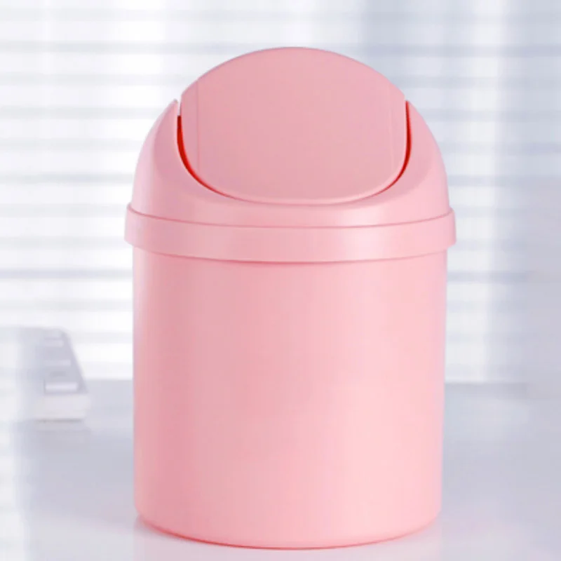 

Multifunction Desktop Garbage Basket Home Table Trash Can Dustbin Containe