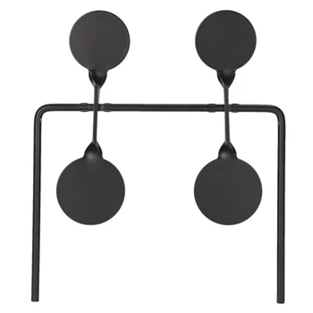 

Hot 6 Targets Self Resetting Spinning Metal Target Set for Practice/Playing Hunting Target