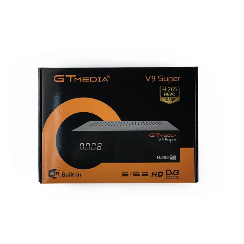 GTMedia V9 Супер Спутниковый ресивер ТВ ресивер bult-in WiFi 1080P Full HD DVB-S2/S USB тв тюнер цифровой ТВ приставка H.265 HEVC PVR