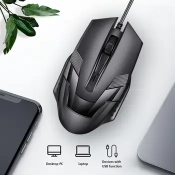 

2020 New Professional Gamer Gaming Mouse 3D 1200DPI Adjustable Wired Optical LED Computer Mice USB Cable Mouse For Laptop PC