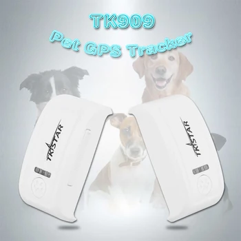 

Popular GPS Tracker TK909 Mini Pet Tracker for dogs cats Realtime tracking History-trace checking SOS Movement Overspeed alert