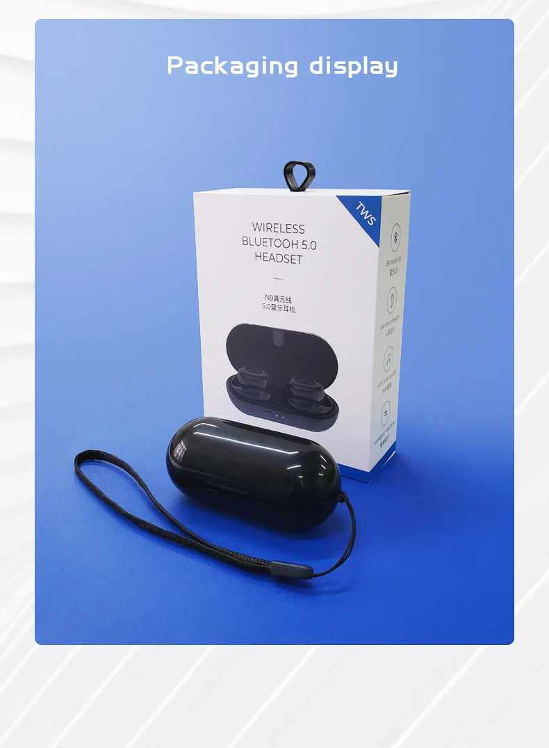 OTTWN TWS мини беспроводные 5,0 Bluetooth наушники стерео спортивные водонепроницаемые наушники с шумоподавлением Тип гарнитуры двойной микрофон наушники
