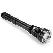 Lampe de poche puissante et étanche pour plongée sous marine, torche tactique, lumière jaune/blanche, 6000lm, batterie 26650, XHP70.2