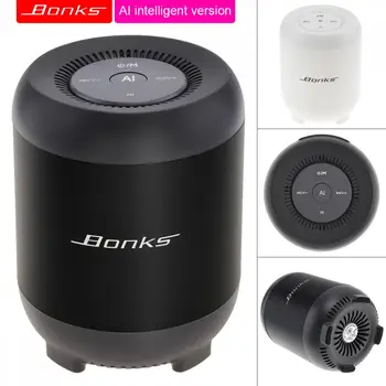 

Wireless Mini Bluetooth Speaker AI Intelligent Voice Control and Built-in Bass-enhanced Diaphragm HiFi Sound Effect