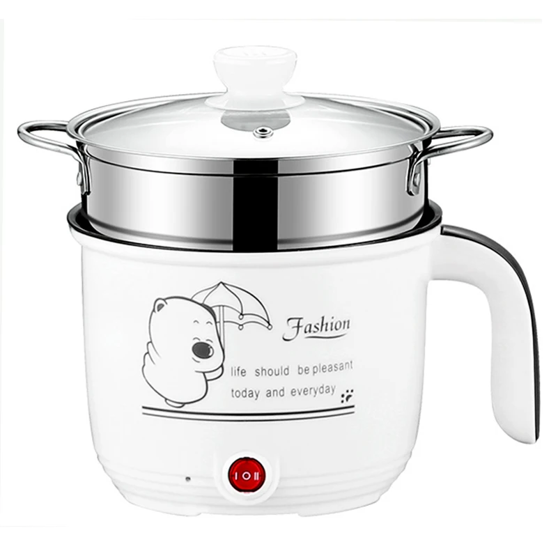 

1.8L Multicooker Drum shape white Non-stick pan Mini Rice cooker For student dormitory