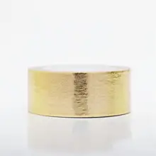 1 шт. новая золотая тонкая рисовая бумага лента кавайный конфетный цвет лента японский милый DIY Скрапбукинг инструменты маскирующая лента 15 мм* 10 м