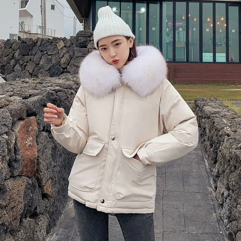 #*Cheap 2019 New Arrival Fashion Women Winter Jacket Cotton Padded With Fur Collar Warm Thicken Ladies Short Coats Parka Womens Jackets