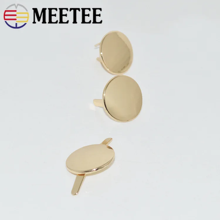 10/20 штук Meetee 23 мм круглые с декоративной металлической пряжкой и сумки одежда декоративные пряжки поделки кожаный Чемодан аппаратных аксессуаров BF393