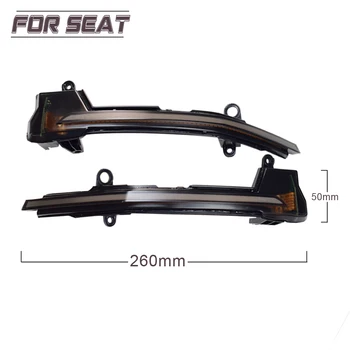 

LED Dynamic Turn Signal Light For Seat 5D Cupra Ateca Tarraco 2016-2019 FR Xcellence Side Mirror Indicator Blinker