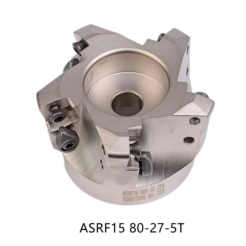 

1pc ASRF15-80-27-5T high feedrate Indexable face mill ASRF15MM face milling cutter