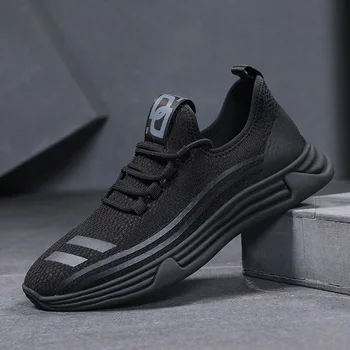 

KHRUN men's flying sports shoes wmen's shoes shoes loafers men sneakers shoes for men men casual shoes black shoes