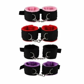 10PCs BDSM Adult Sex Toys Plush Handcuffs Strap Whip Rope Sexy Bed Restraints Bandage Couples Sex Toys Sexual Toy Adult Kits hot 6