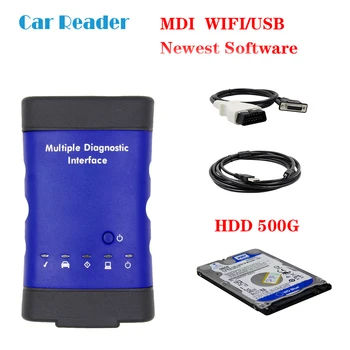 

With HDD 500G For GM V2019.04 MDI Multiple diagnostic interface OBD2 WIFI USB Scanner Car Diagnostic Auto Tool MDI WIFI Scanner