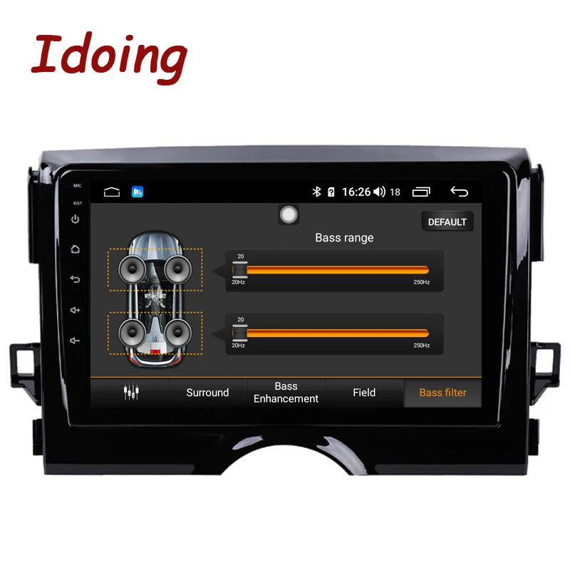 Idoing " 4G+ 64G 2.5D ips Восьмиядерный автомобильный Радио Android 8,1 мультимедийный плеер для Toyota Reiz 2011- gps навигация без din dvd