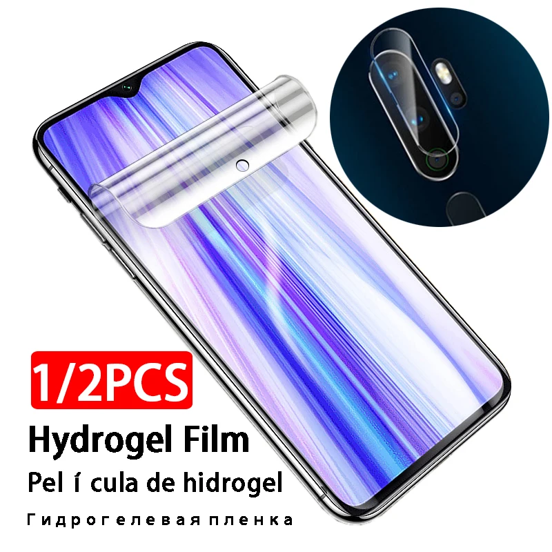 Защитная пленка для Oppo A5 A9 2020 1/2 шт. полноэкранная мягкая Гидрогелевая A5s A92S X50 Realme 5
