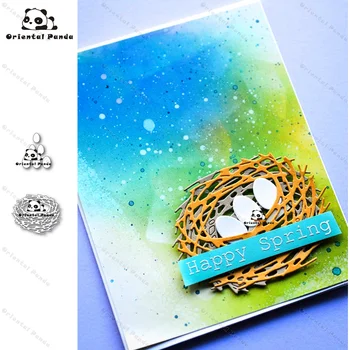 

New Dies Bird's nest and eggs Metal Cutting Dies diy Dies photo album cutting dies Scrapbooking Stencil Die Cuts Card Making