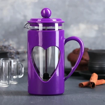 

French press "Compliment", 350 ml, purple