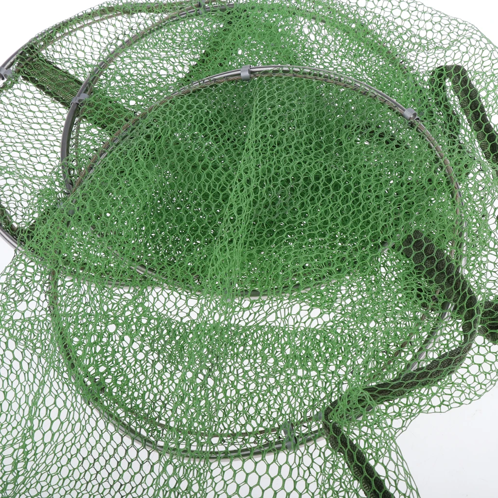 5 Layers Folding Fishing Net Wire Basket Fishing Tackle Cage Fish Storage Net Fishing Equipment with Storage Bag 2m 2.5m