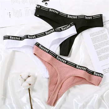

Women Panties Sexy Cotton Panties Ladies G-string Secret G-String Underwear Fashion Thong Soft Lingerie Low Rise Panty M-XL NEW