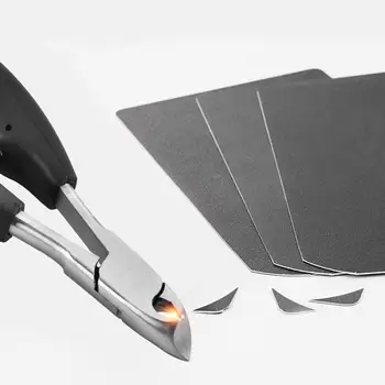 

5pcs Stainless Steel Black Nail Clipper Set With Scissor Tools Professional Manicure Pedicure Tweezer Foot Clipper Care Kni S3P2