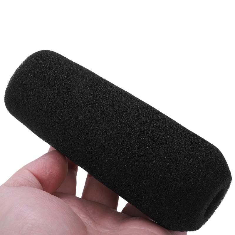 12cm Mic miniphone Foam Sponge Windscreen Cover for miniphone Black