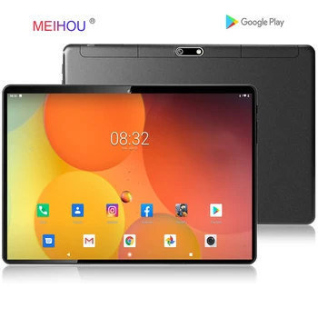 

10 Inch Tablet PC Dual SIM Card Phone Call Android 9.0 OS 3GB RAM 32 GB ROM 2.5D Tempered Glass Bluetooth Octa Core GPS