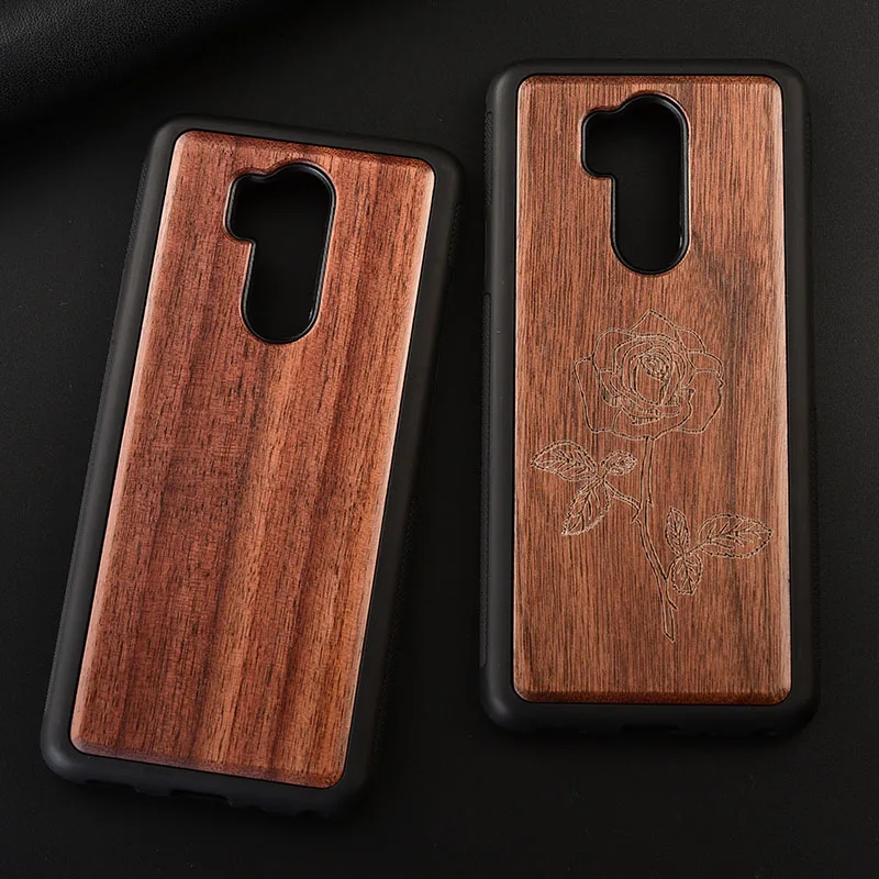 Чехол для LG G7 ThinQ Slim Wood задняя крышка ТПУ чехол на бампер для LG G7 чехлы для телефонов