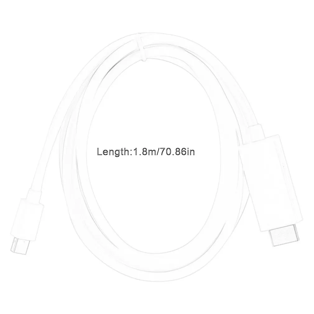 Мини Кабель Dp Hdmi Minidp к 1 8 м Line Minidisplayport 20pin интерфейс идеальный без потерь сигнал Plug