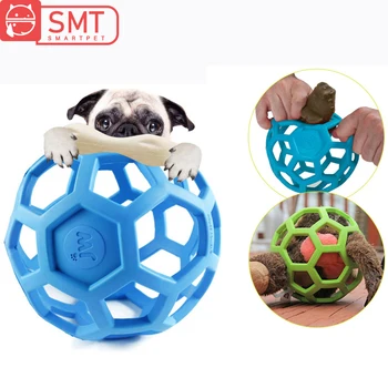 

Natural Non-Toxic Pet Chew Toys Puppy Dog Rubber Ball Toy Geometric Ball Pet Dog Toys Multifunctional Interactive Dog Puzzle Toy