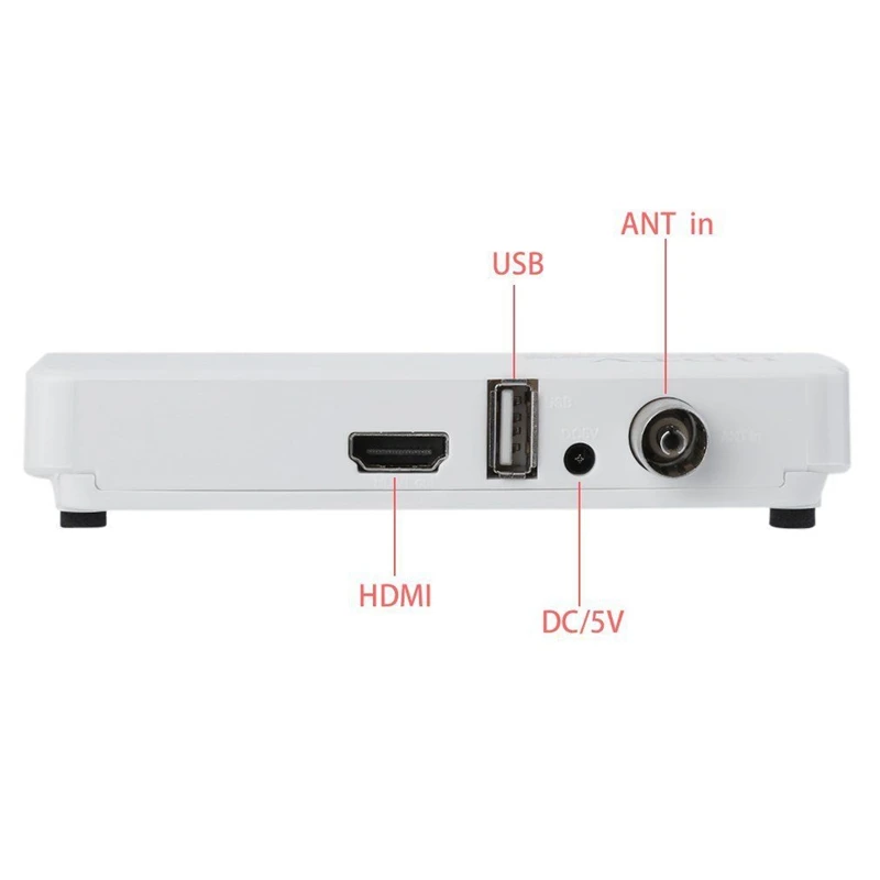 HD 1080P DVB-T/T2 ТВ коробка AV CVBS цифровой эфирный тюнер приемник Empf? nger