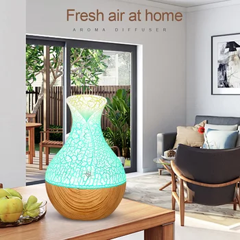 

USB Aroma Diffuser Electric Humidifier Aroma Oil Diffuser Ultrasonic Air Humidifier Aromatherapy LED Light Mist Maker for Home