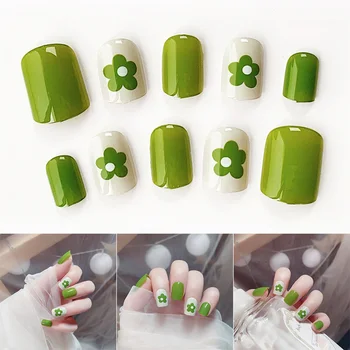 

24pcs False Nail Removable Wearable Full Cover Nail Tip Nail Art Manicure Decor SSwell