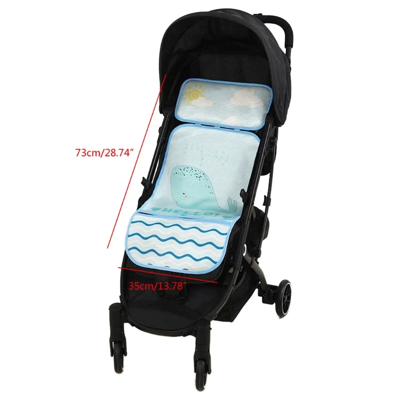 Summer Stroller Cooling Pad 3D Breathable Mesh Pushchair Mat Mattress Baby Pram Seat Cover Cushion for Newborn baby stroller accessories and car seat