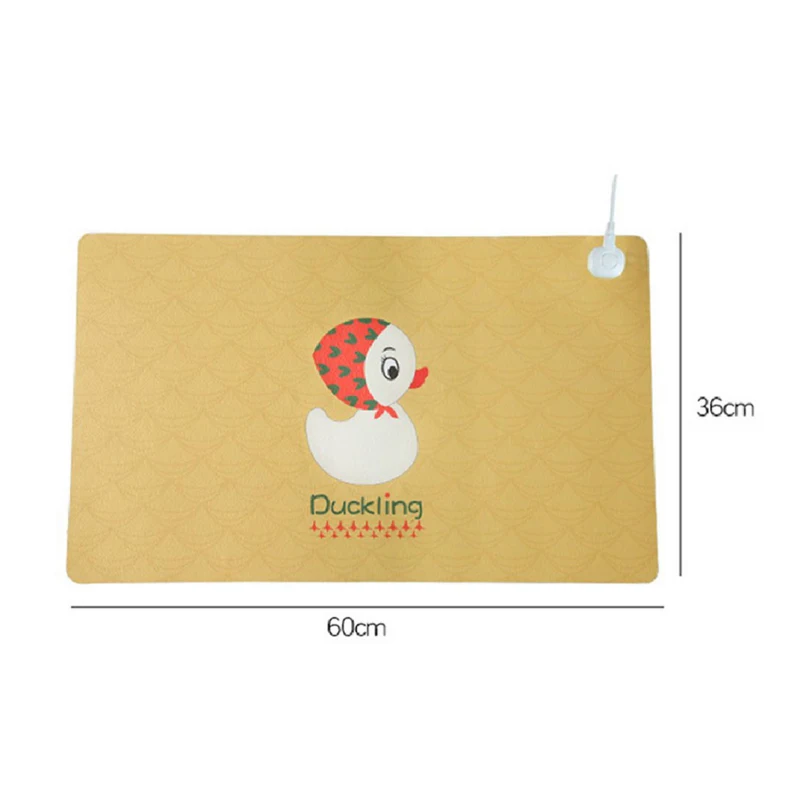 Multifunctional PU leather waterproof heating computer desk mouse pad writing pad warm table warm hand pad