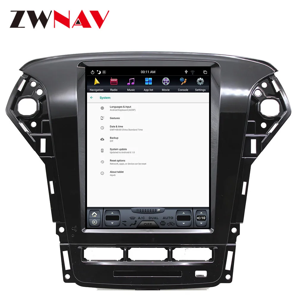 Best Android 9 64+4G Tesla With DSP Carplay Car Multimedia Player Stereo For Ford Mondeo MK4 2011-2013 Auto Radio GPS Navigation 2