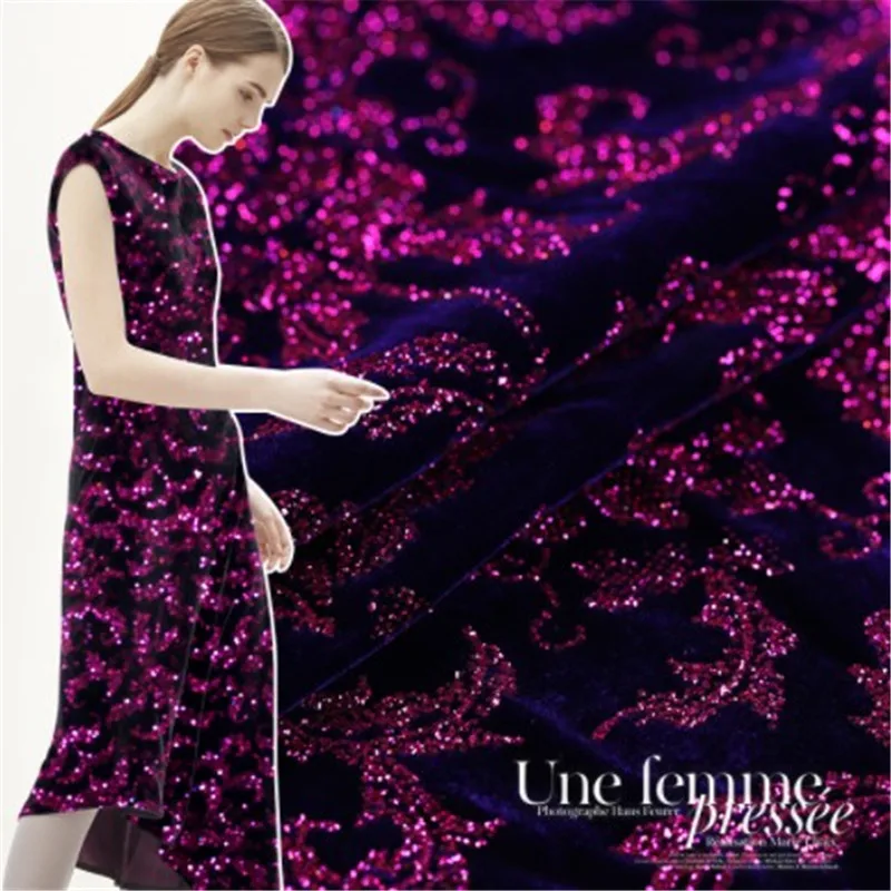 

Чистая шелковая пудровая Золотая Бархатная ткань для очаровательного вечернего платья для дам, блестящее, как бриллиант