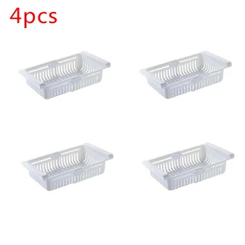 

4PCS Storage Boxes Fridge Inner Holder Hanging Basket Organiser Cupboard