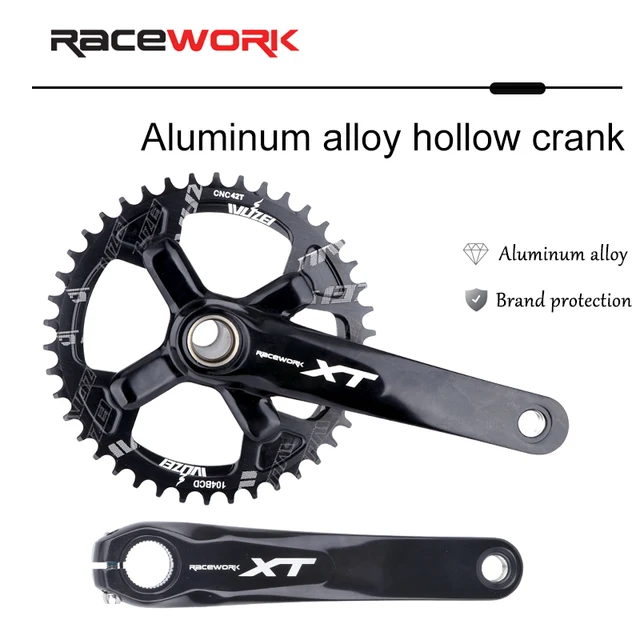 RACEWORK XT ホローテック Mtb クランクアーム自転車クランク
