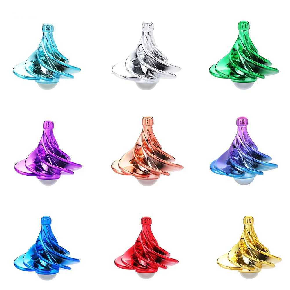 Meiliss Spinning Wind Spinning Top Wind Blowing Spinning Top Desktop Decompression Toy Air Spinning Top Desktop Gyroscope Stress Relief Toy