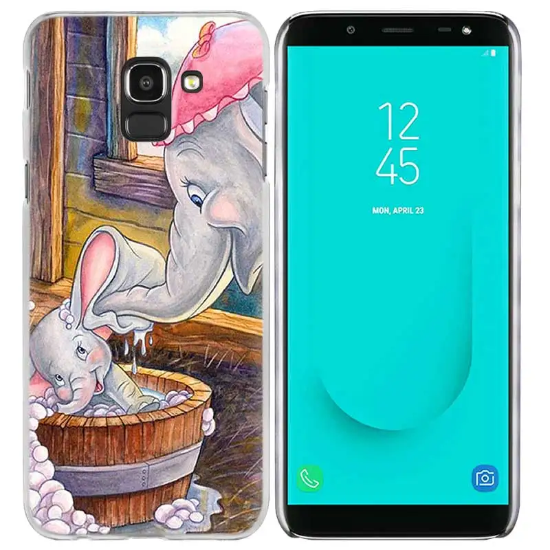 Милые анимации Дамбо чехол для samsung Galaxy A50 A80 A70 A60 A40 A30 A20 A20e A10 A9 A7 A6 плюс Note 8 9 10 Pro
