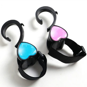 

2pcs Baby Carriage Hook Stroller Accessories High View Car Pushcart Hanger Cart Clasp Cushion Hook For Clothes Rotate 360 Degree