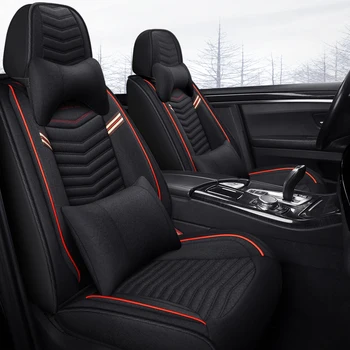 

Full Coverage flax fiber car seat cover auto seats covers for Mitsubishi sport outlander pajero sport pajero montero triton