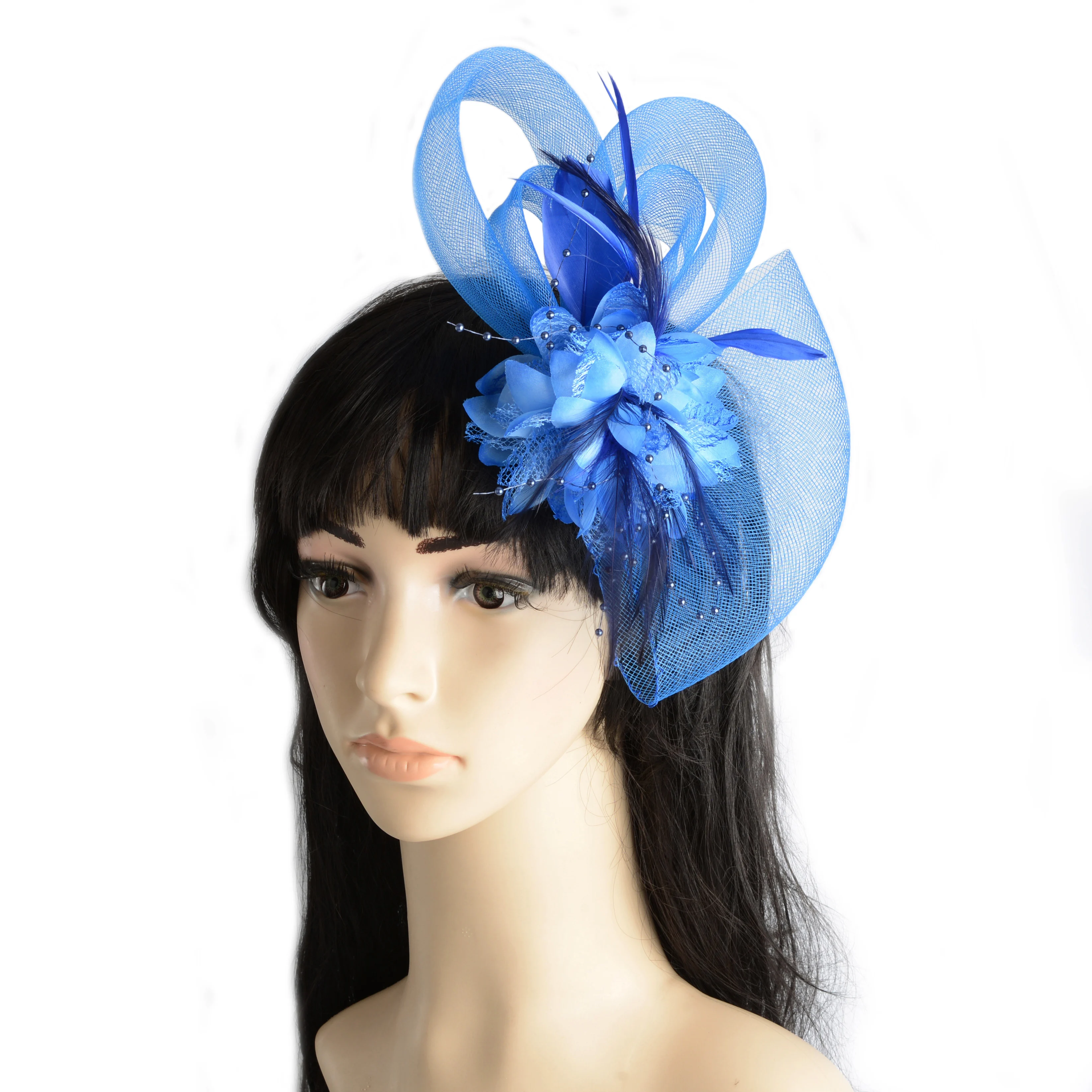 Модный женский изысканный головной убор шляпа для коктейлей свадебной вечеринки