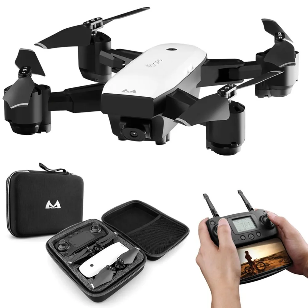 

SMRC S20 Gyro Mini GPS RC Drone With 110 Degree Wide Angle Camera 6 Axles 2.4G Altitude Hold RC Quadcopter Portable RC Model ABS