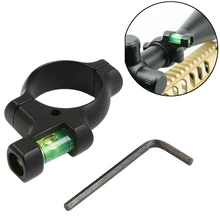 Тактический дух пузырьковый уровень кольцо для прицел 30 мм трубы Airsoft Охота пистолет сплава Сталь баланс Picatinny Weaver rail