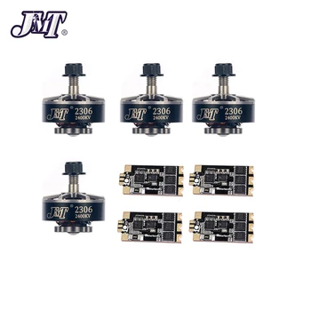 

JMT DIY FPV Racer Drone Parts Motor ESC Combo 2306 2400KV Brushless Motor 3~4S with Razor32 V2 35A BLheli_32 ESC