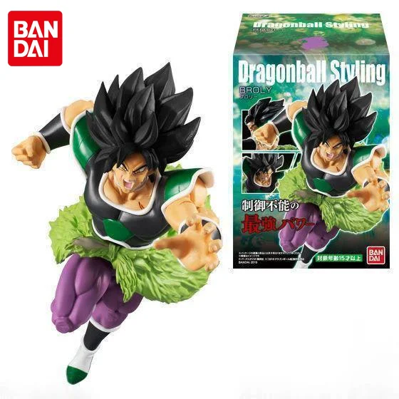 Bandai подлинный Драконий жемчуг супер экшн-фигурка Модель Кукла EX Gashapon Brolly ярость режим игрушки ручная модель коллекционные предметы для дет...