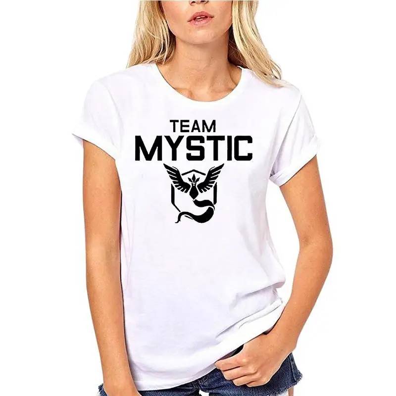 Командная игровая футболка Mystic забавная крутая белая мужская с принтом Go Design