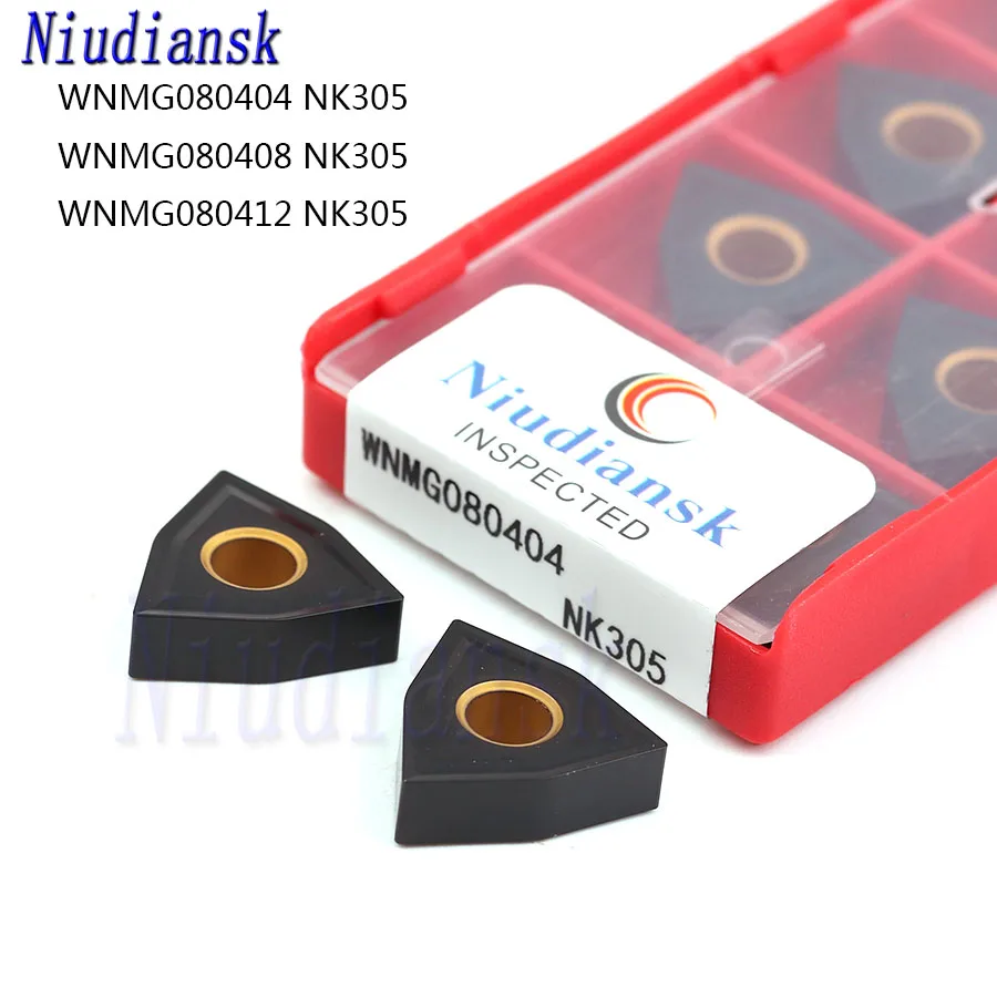

10 Pcs WNMG080404 WNMG080408 WNMG080412 NK305 High Quality Original CNC Lathe Turning Tool Carbide Inserts Special For Cast Iron