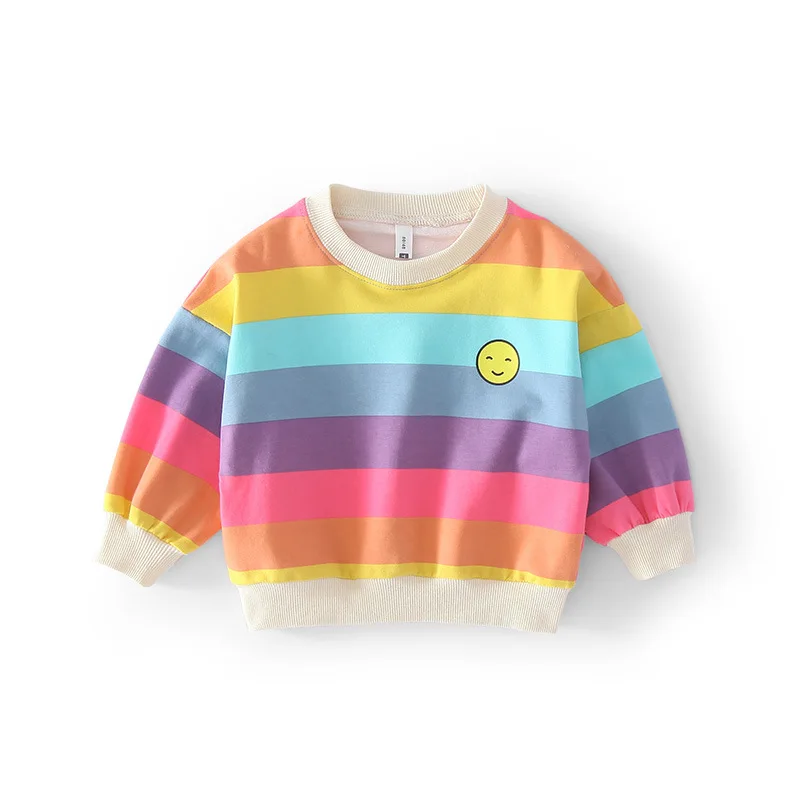 Casual Rainbow Baby Meisjes Hoodie 1 Jas Kinderen Lente Kleding Strepen 2 Hoodie mannen 3-En Najaar shirt een Klasse Tops Casual Rainbow Baby Meisjes Hoodie 1 Jas Kinderen Lente Kleding Strepen 2 Hoodie mannen 3-En Najaar shirt een Klasse Tops